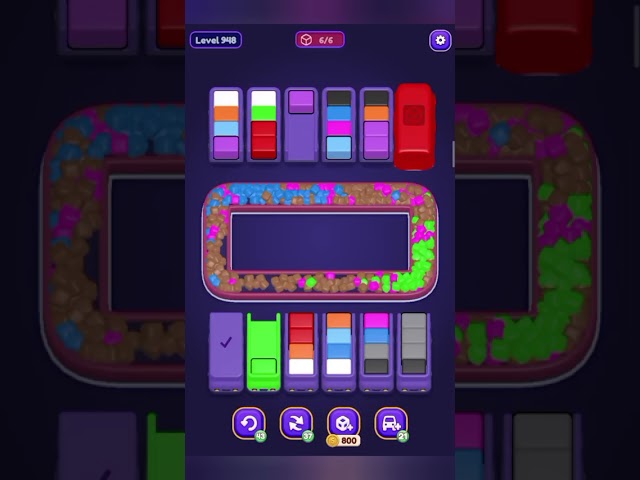 Loop Sort Level 948 Solution #gameplay #androidgames 