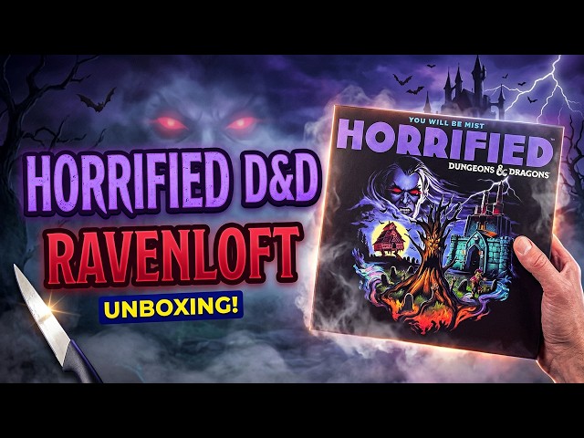 Unleashing the Horror: Horrified: Ravenloft Board Game Unboxing