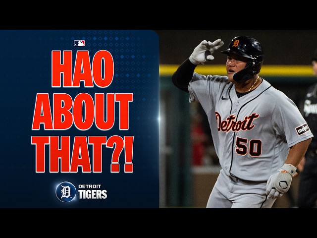 Hao-Yu Lee BELTS a GAME-TYING HOME RUN for the Tigers in the 8th! 😤🔥 (10th HR of the year!)