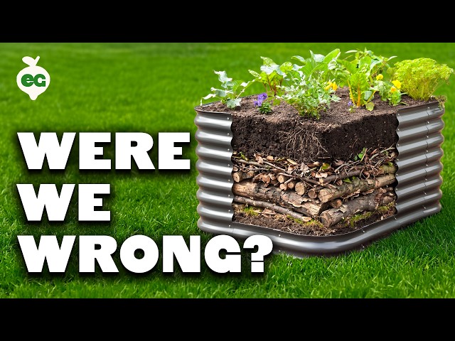The TRUTH About Filling Raised Garden Beds With Logs...
