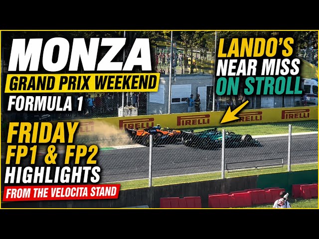 2026 Monza Grand Prix Weekend Formula 1 Friday FP1 & FP2 Highlights From the Velocita Stand 