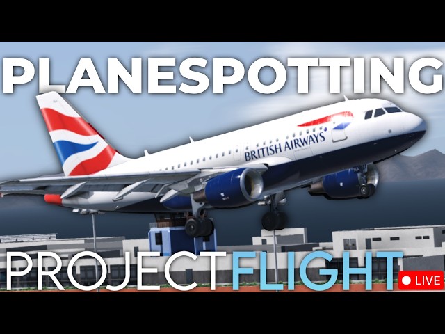 PLANESPOTTING in PROJECT FLIGHT with VIEWERS! | #projectflight