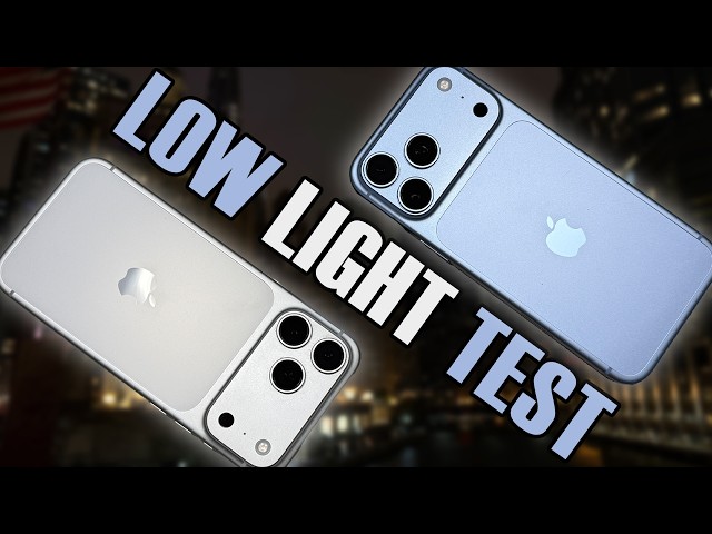 iPhone 18 pro max VS 17 pro max (low light camera comparison)