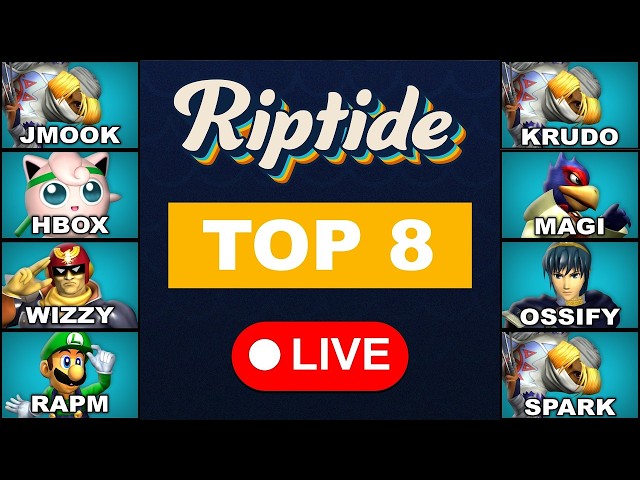 Riptide 2026 | Day 3/3 | Smash Melee Top 8