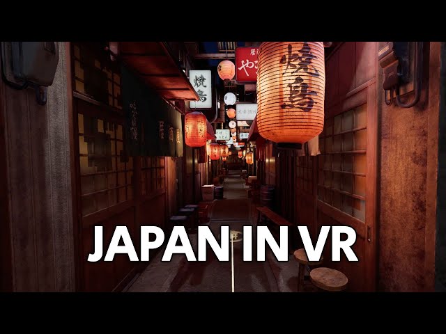 VR JAPAN - Relaxing Walking Simulator Tour in Virtual Reality (Oculus Rift/Quest 2)