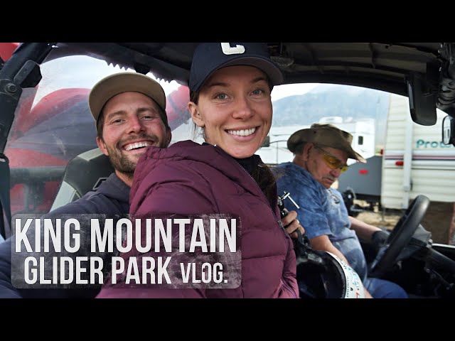 Gliders, hang gliders and paragliders. King Mountain Fly-In VLOG.