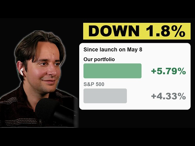 Investing portfolio update ($5,000,000 behind it, -1.8%)