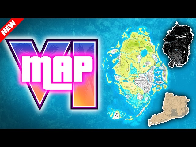 The MAP of GTA 6 is HUGE Compared to 5 & RDR2