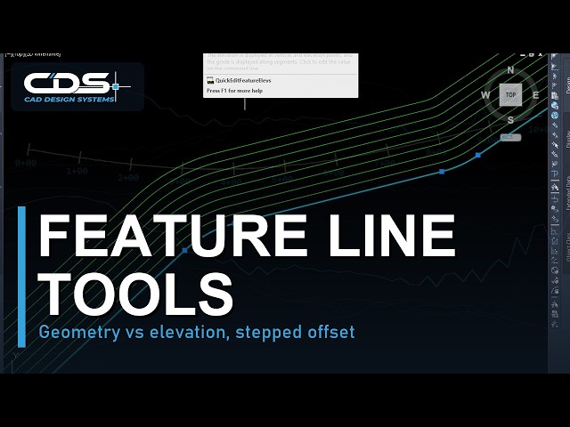 Civil 3D Feature Line Editing: Geometry vs Elevation and Stepped Offset (Grading Part 2)