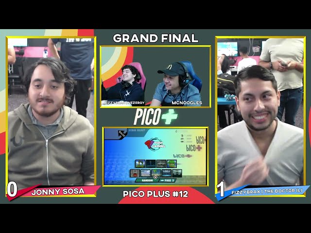 Pico Plus #12 (Grand Finals) FizzyBrax | The Doctor (King Dedede) vs. Jonny Sosa (Wario)
