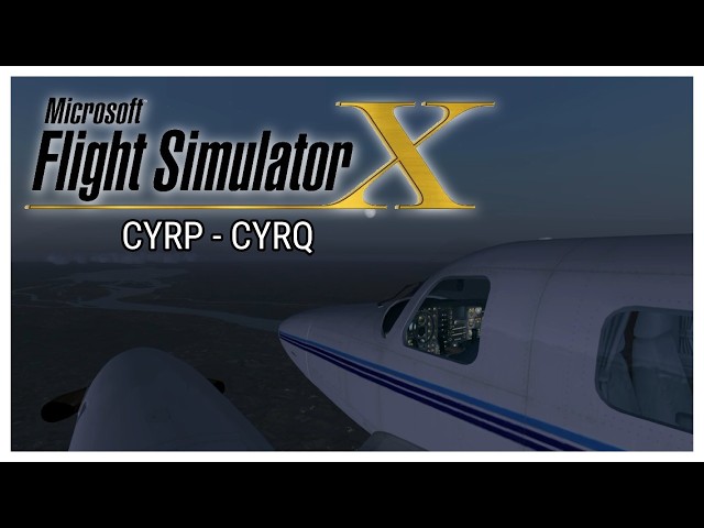 Flight Simulator X Carp (CYRP) to Trois Rivieres (CYRQ) Aerosoft Piper Cheyenne