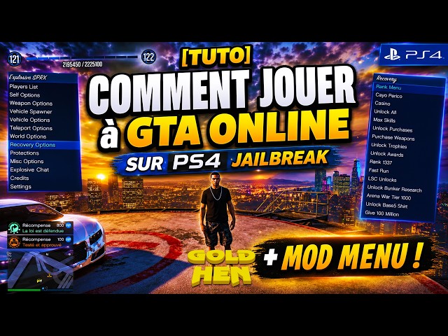 TUTORIAL: HOW TO PLAY GTA ONLINE ON PS4 JAILBREAK WITH MOD MENU [UNDETECTED] !