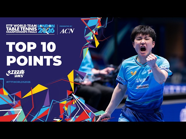 Top 10 Points | Presented by DHS | #ITTFWorlds2026