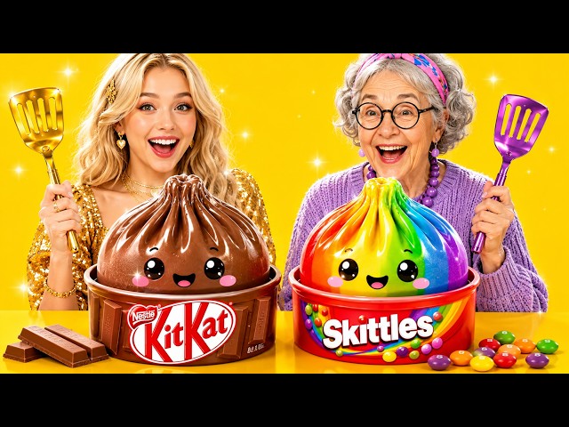 Ultimate Cooking Challenge⚡Me vs Grandma vs Chef by 123 GO!