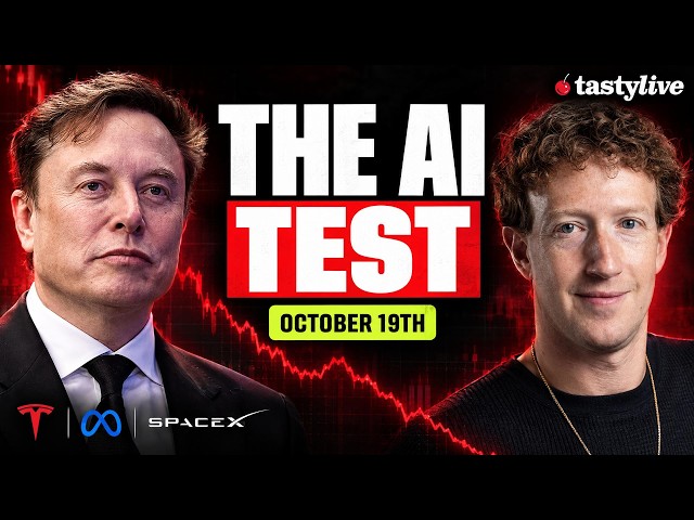 AI COMEBACK: Nasdaq Rallies While Most Stocks Lag | Monday Oct 19 Live Trading