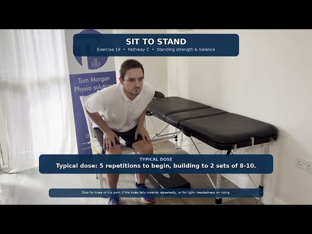 Sit to Stand for Hypermobility (HSD & hEDS) | Physio Exercise