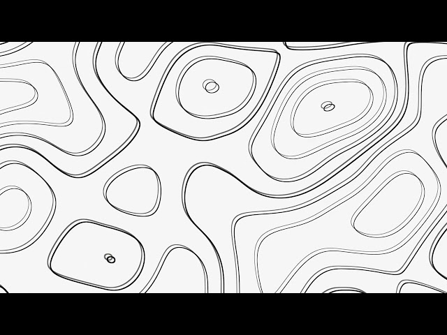 10-Hour Minimalistic Topographic Wallpaper – Monochrome Contour Lines