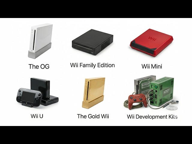 Every Wii Model Explained