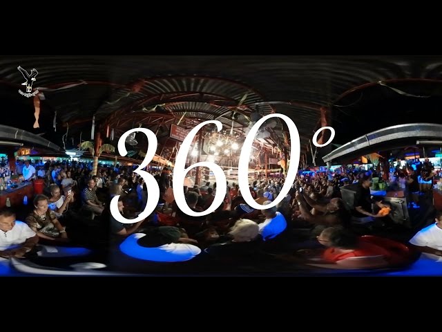 Thaiboxing men in Lamai / Koh Samui / 360°