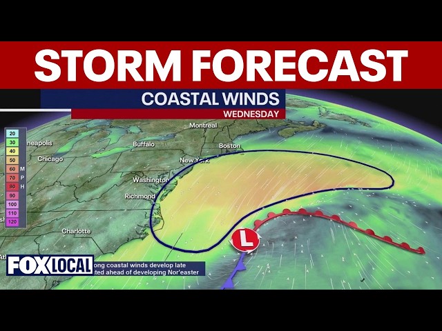 NY weather forecast: Strong nor'easter winds bringing severe coastal flooding to Jersey Shore