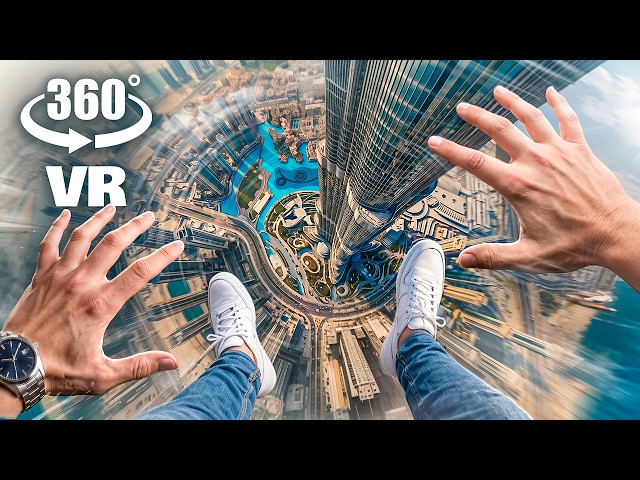 Падение с Бурдж-Халифа в 360° VR!