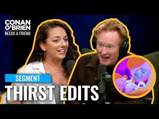 Conan Reacts To TikTok Thirst Edits Of His "Toy Story 5" Character | Conan O'Brien Needs A Friend