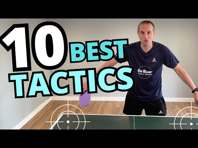 10 BEST TACTICS to win points in table tennis