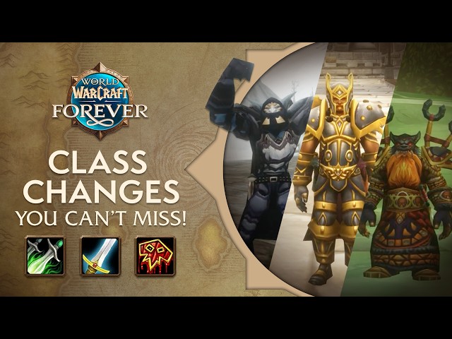 Class Highlights - Part 1: Warrior, Shaman, Rogue | World of Warcraft: Forever