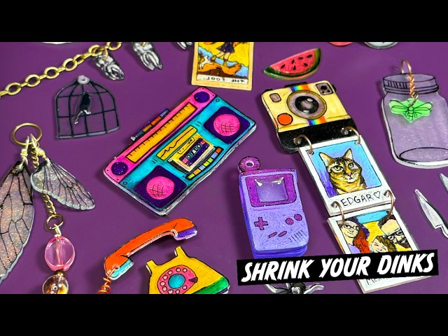 Cool DIY Shrinky Dink Crafts