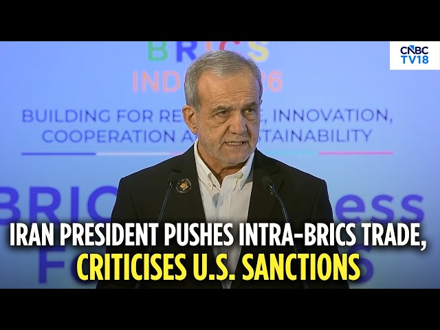 Iran President Pezeshkian Delivers Key BRICS Speech: No Country Should Hurt Another’s Trade...|N18G