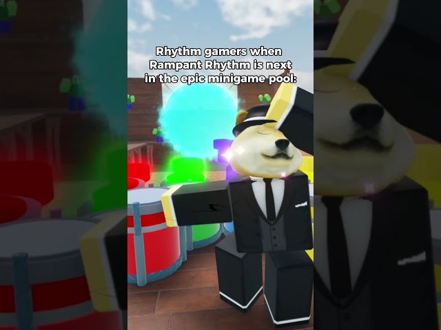 Rampant rhythm |  #roblox #animation #epicminigames #shorts