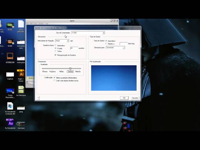 Encodando vídeos para DXV codec com quick time pro.