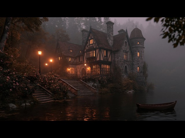 Melancholic Autumn Music - Dark Academia Study Ambience and Cozy Evening Chill