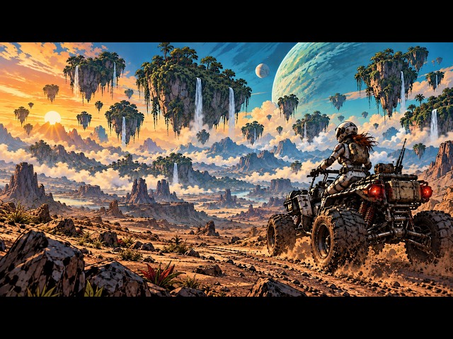 FLYING MOUNTAINS | Deep Ambient Techno | 2 Hour Floating World Journey