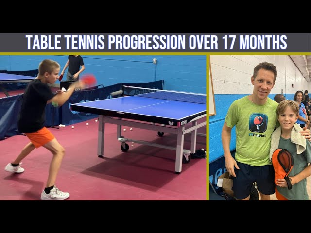 Table Tennis Progression over 17 Months #tabletennis #motivation #wtt #worldtabletennis  #pingpong