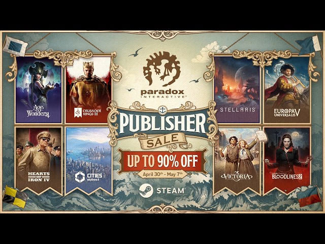 Paradox Publisher Sale 2026