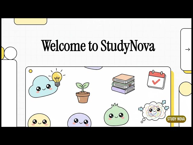 Welcome to StudyNova | Learn, Grow, and Improve Yourself