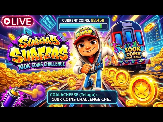 🔥 SUBWAY SURFERS LIVE | Non-Stop High Score Chase & Insane Gameplay! 🏃💨
