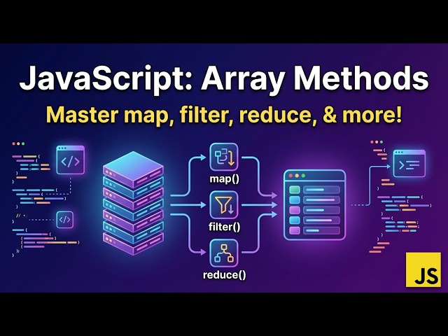 Master JavaScript Array Methods in one clear and practical lesson