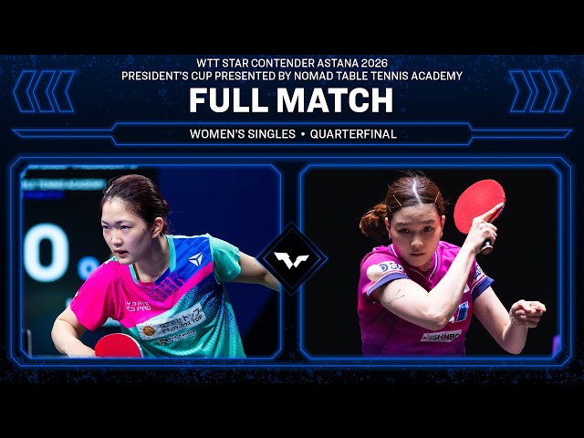 FULL MATCH | Miyuu Kihara vs Honoka Hashimoto | WS QF | #WTTAstana 2026