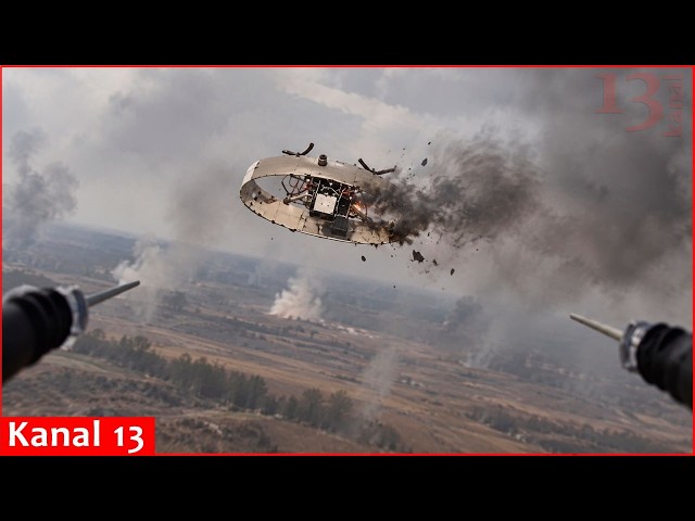 UFO-Like: Ukrainian defenders shot down unusual Russian drone with ring-wing