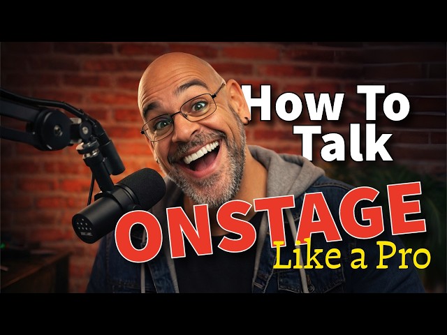 How to Talk to a Crowd Like You've Done 1000 Gigs