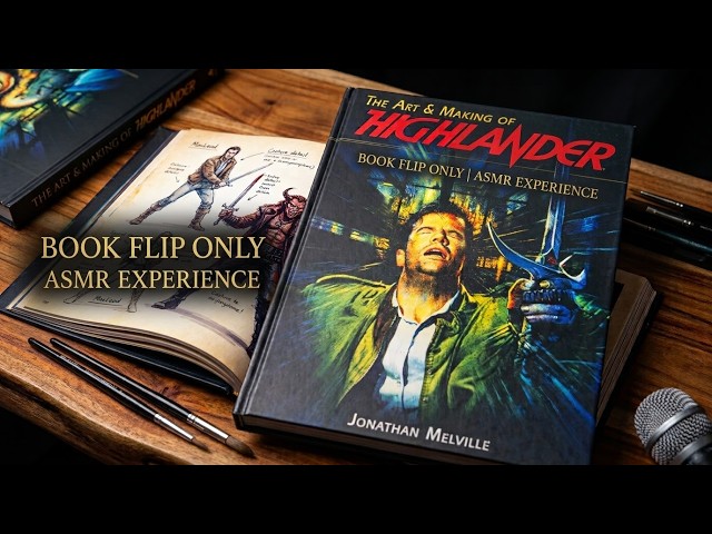 The Art & Making of Highlander - Artbook Bookflip / ASMR Flip-Through