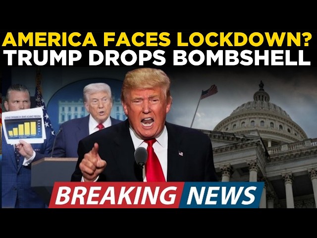 US NEWS LIVE | Trump’s Lockdown Bombshell, Is America Facing Another Major Shutdown Soon?