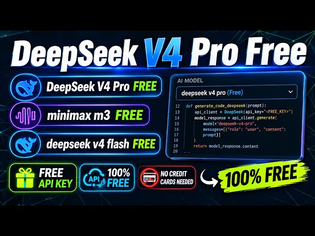 DeepSeek V4 Pro Free: How to Get a Free API Key & Use It in OpenCode