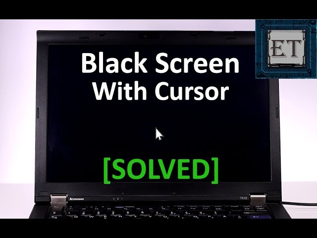 Windows 10/11 Black Screen With Cursor [Solved]