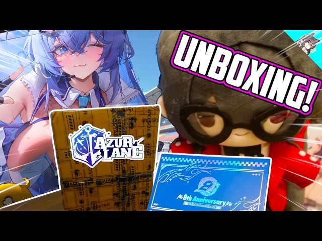 [Azur Lane] Yostar Sent Me This?! | 8th Anniversary Merch Unboxing!