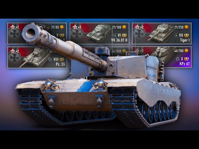 The Neu STRONGEST Tech Tree in World of Tanks?!
