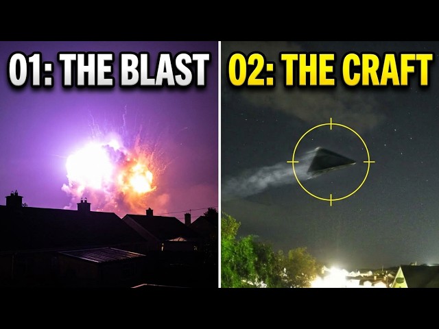 Ireland UFO Explodes and Flees: What Did They Catch? 4K