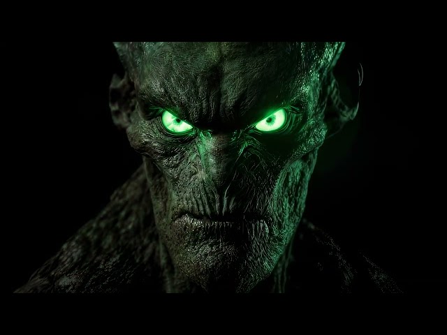 Green Eye Monster Halloween VJ Loop | Monster Visuals for DJ Sets and LED Walls